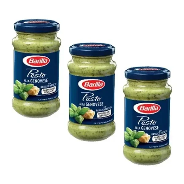 Feslegenli Pesto (Pesto Genovese) Makarna Sosu 190 Gr. X 3 Adet