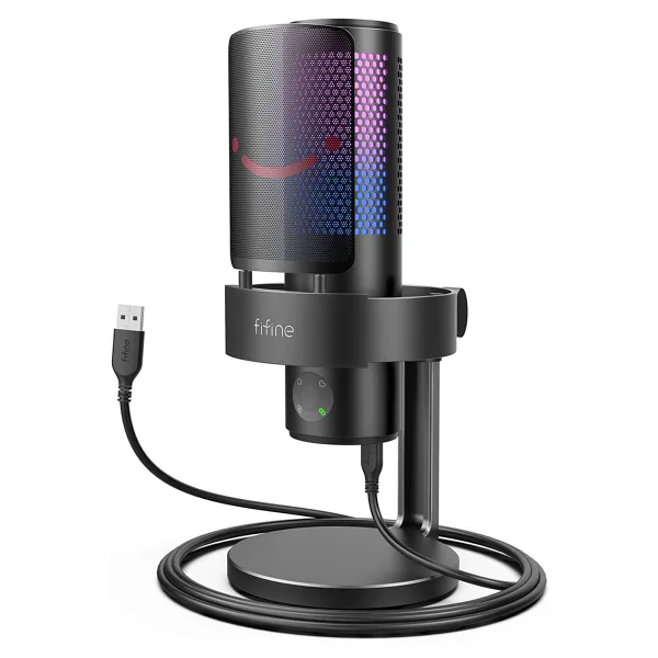 Fifine Ampligame A9 RGB USB Yayıncı Mikrofonu