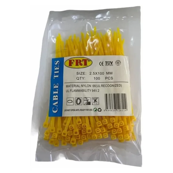 FRT Sarı 2,5x100 Kablo Bağı