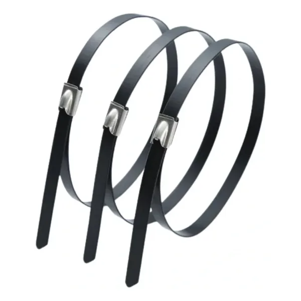 GWEST PVC Kaplı Metal Kablo Bağı PVC MTL 200 HD 200x7,9mm (100 adet)