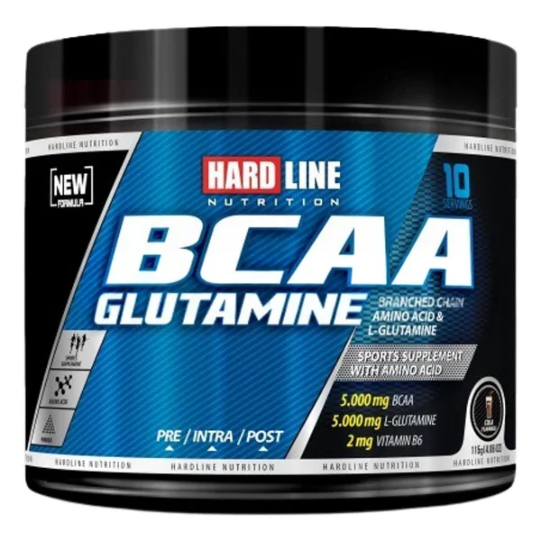 Hardline Nutrition BCAA Glutamine 115 gr