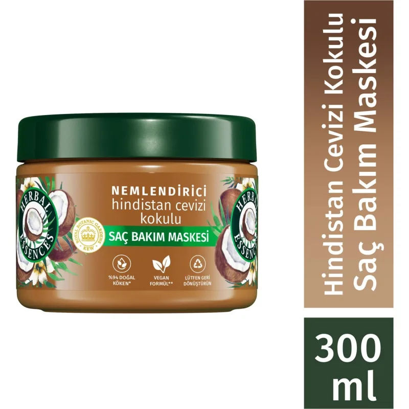 Herbal Essences Nemlendirici Hindistan Cevizi Kokulu 300 ml Saç Maskesi