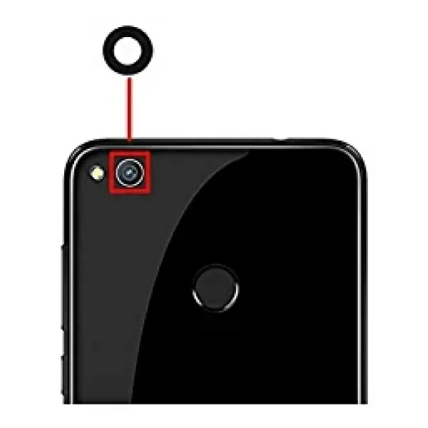 Huawei Honor 8 Lite Arka Kamera Camı Lensi (Çıtasız Cam)