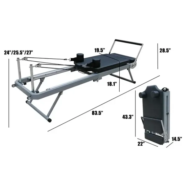 Katlanabilir Pilates Reformer Cihazı