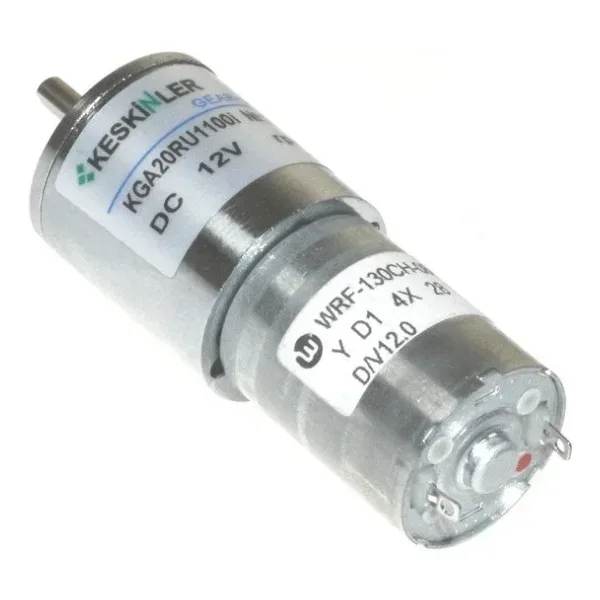 KGA-20 12V 5 Rpm Redüktörlü Dc Motor