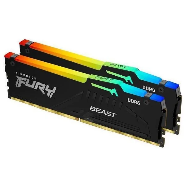 Kingston Fury Beats RGB 16 GB (2x8) 6000 MHz CL36 KF560C36BBEAK2/16 DDR5 Ram