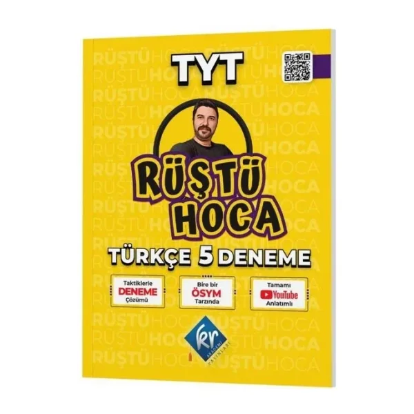 KR Akademi Yayınları TYT Rüştü Hoca Türkçe 5 Deneme