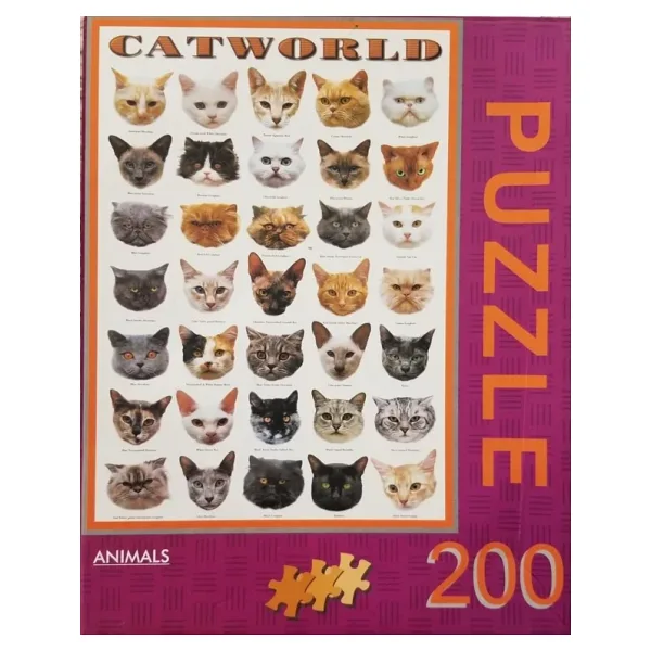 Ks Games 200 Parcali Kedi Puzzle Kedi Yapboz Kedili Yap Boz