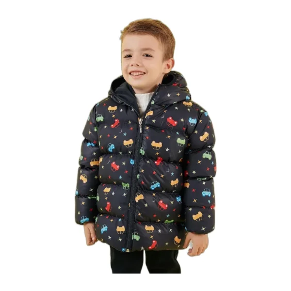 Lela 5763003 Kapüşonlu Erkek Çocuk Şişme Mont