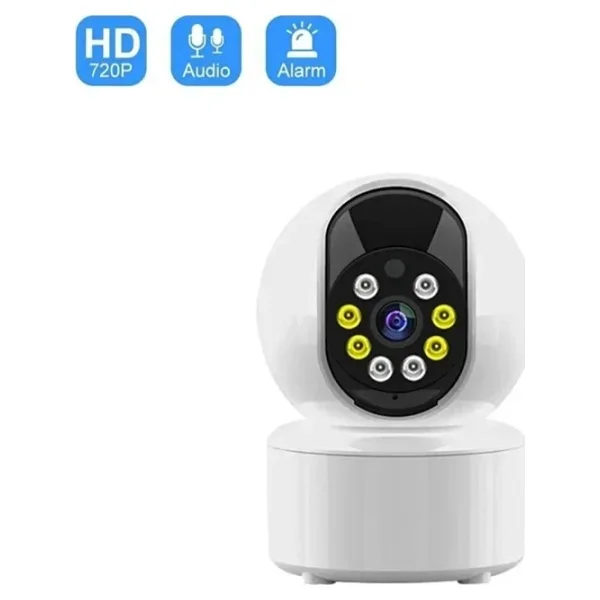 Lisa Butik Wifi Kablosuz 1080P 2.4ghz + 5ghz 360° Hareket Izleme Sesli Cctv Ağ Ev Güvenlik Mini Ip Kamera CMR23