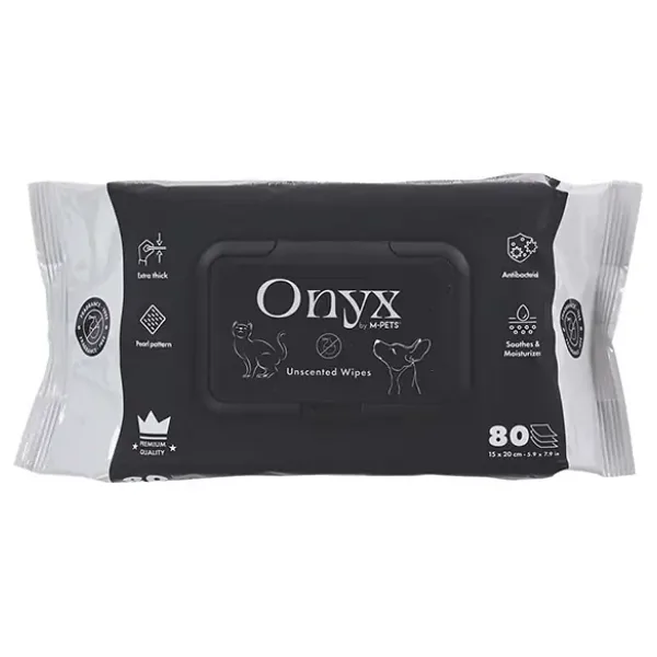 M-Pets Onyx Kokusuz 80'li Kedi Köpek Temizleme Mendili