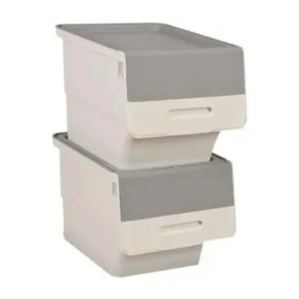 Motek Beyaz Tekerlekli Organizer Çok Amaçlı Saklama Kutusu 2X12 Lt
