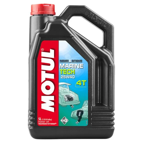 Motul Marine 4 Zamanli 25W-40 5 Litre Deniz Motoru Yagi