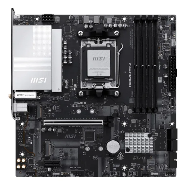 MSI Pro B840M-P WIFI6E AMD AM5 DDR5 Micro ATX Anakart