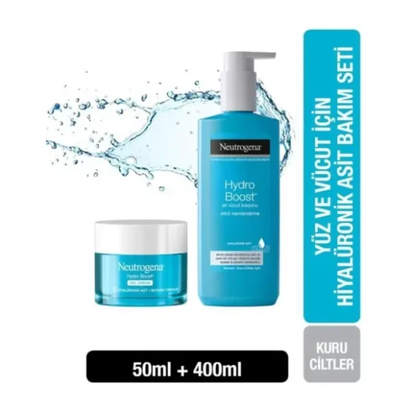 Neutrogena Hydro Boost Water Gel 50 ml + Jel Vücut Losyonu 400 ml