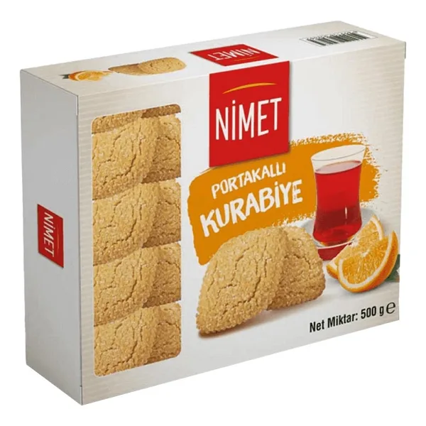 Nimet 500 gr Portakallı Kurabiye
