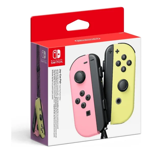 Nintendo Switch Pastel Pembe - Sarı Joy-con Controller İthalatçı