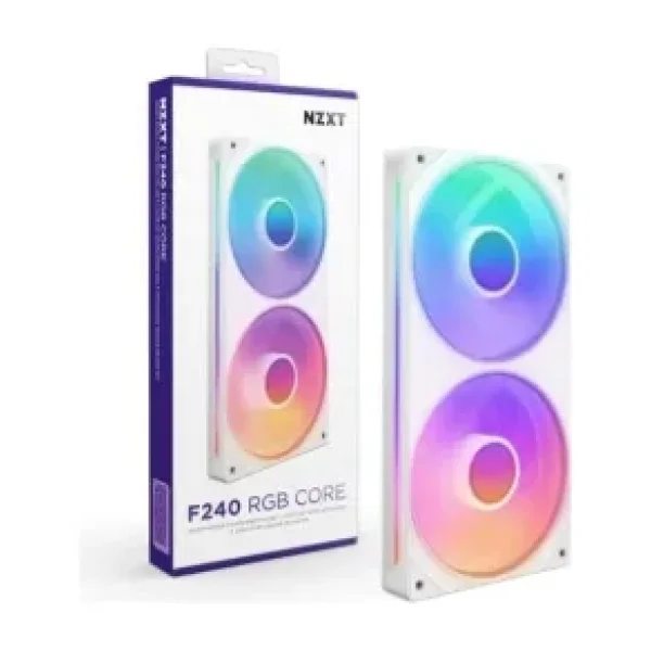 NZXT F240 RGB Core RF-U24HF-W1 2'li 24 cm Kasa Fanı