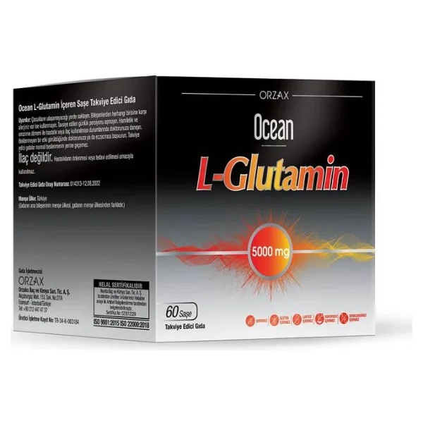 Ocean L-Glutamin 5000 mg 60 Saşe