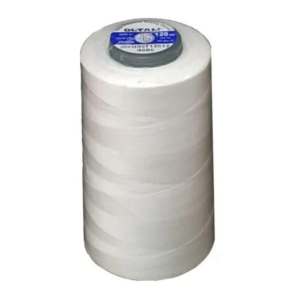 Oltalı Beyaz Polyester Dikiş Ipi 120no 5000mt