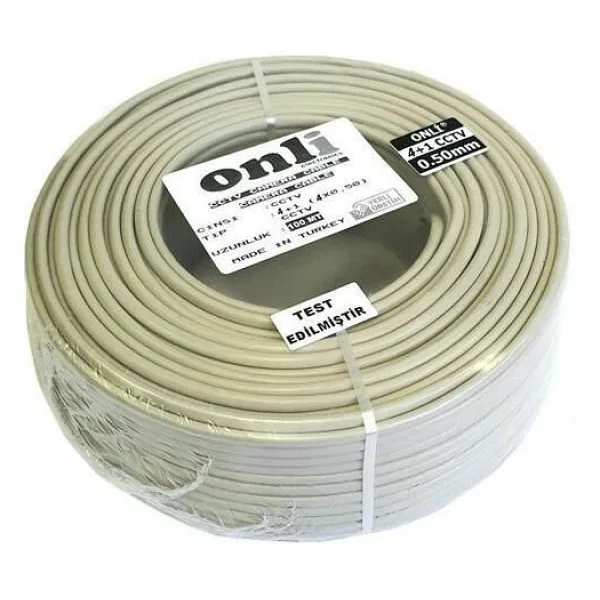 Onli Cctv 4+1 4x0,50 Mm Kamera Kablosu 100 Metre
