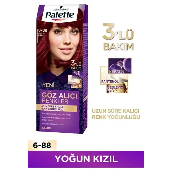 Palette Göz Alıcı Renkler 6.88 Sonbahar Kızılı Saç Boyası