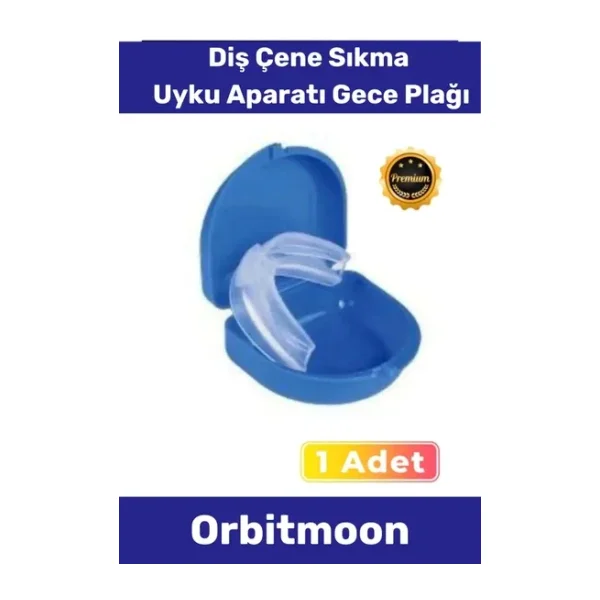Premium Özel Seri Gece Plağı Çene Diş Sıkma Gıcırdatma Önleyici Koruyucu Diş Aparatı