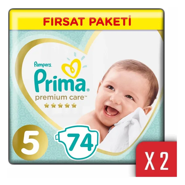 Prima Premium Care 5 Numara Junior 148'li Bebek Bezi