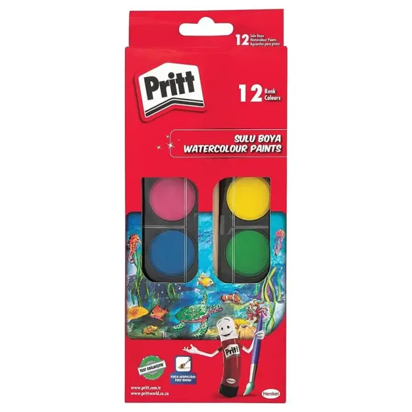 Pritt Büyük 12'li Sulu Boya