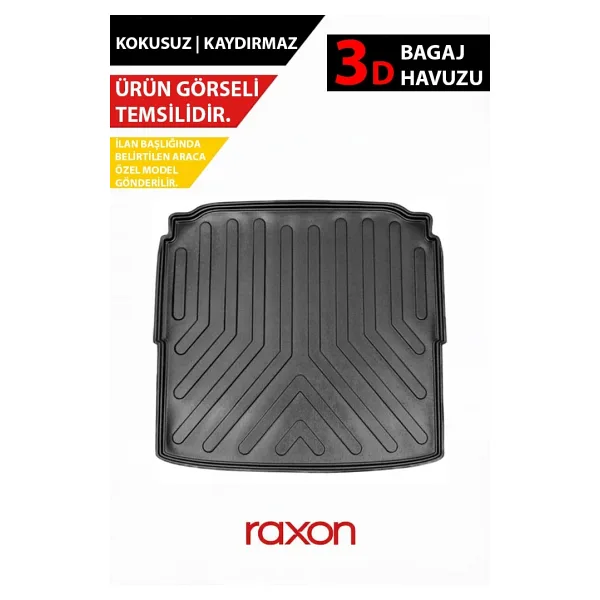 Raxon 2006-2014 Audi Q7 3D Bagaj Havuzu