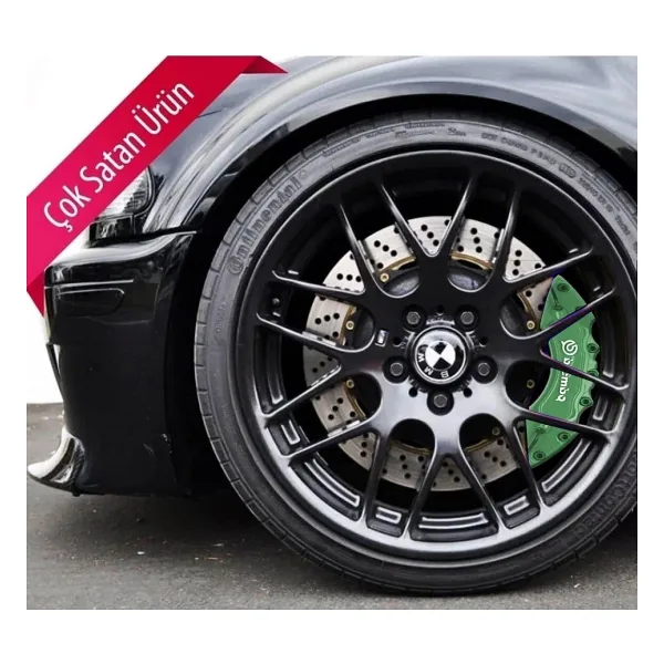 Same Delfino Uyumlu Brembo Yeşil Kaliper Kapağı 4 Parça Ön Arka Set