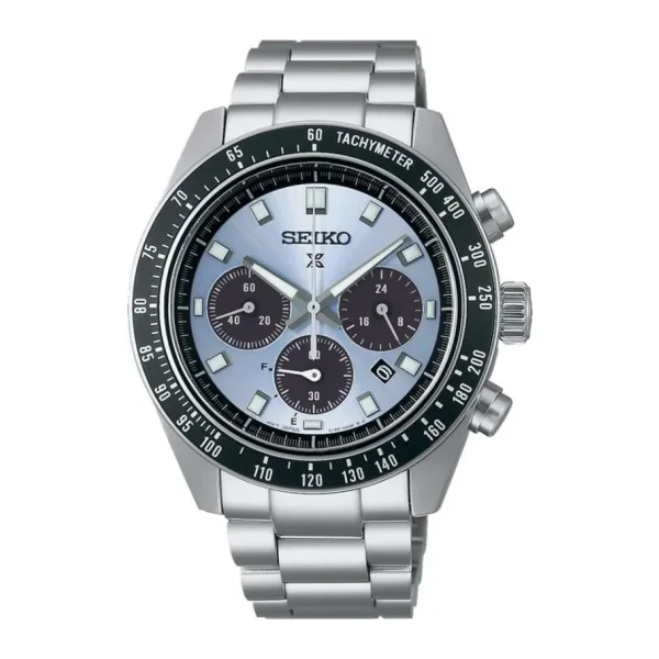 Seiko Prospex Speedtimer SSC935 Çelik Kordon Siyah-Mavi Erkek Kol Saati