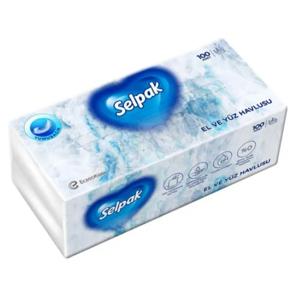 Selpak 4 ADET El Yüz Havlusu 100 Lü