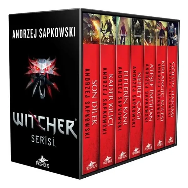 The Witcher Serisi Kutulu Özel Set 7 Kitap - Andrzej Sapkowski