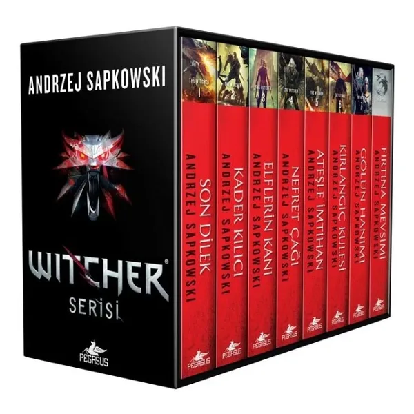 The Witcher Serisi Kutulu Özel Set (8 Kitap) - Andrzej Sapkowski