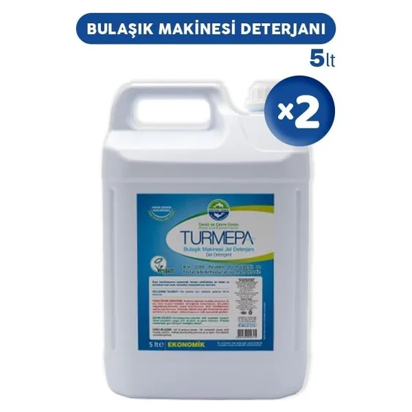Turmepa Jel Bulaşık Makinesi Deterjanı 5 lt X 2
