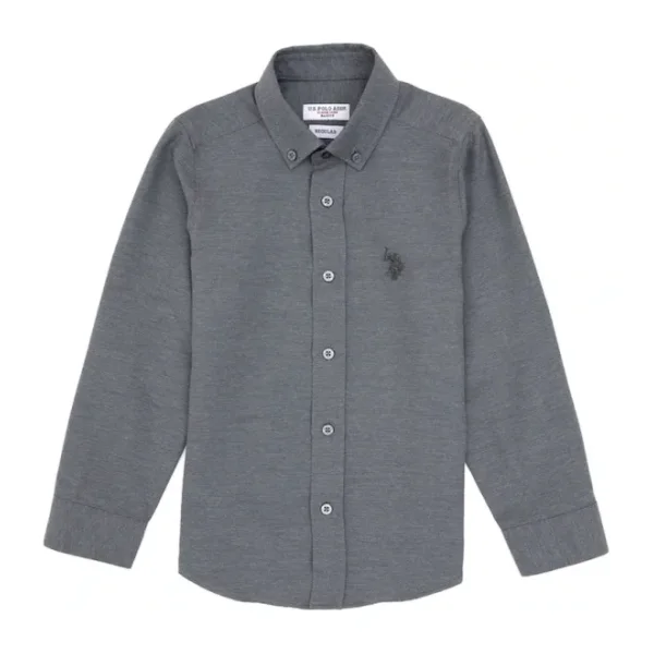 U.s. Polo Assn. Erkek Çocuk Antrasit Gömlek Basic 50316801-vr006 Antrasit