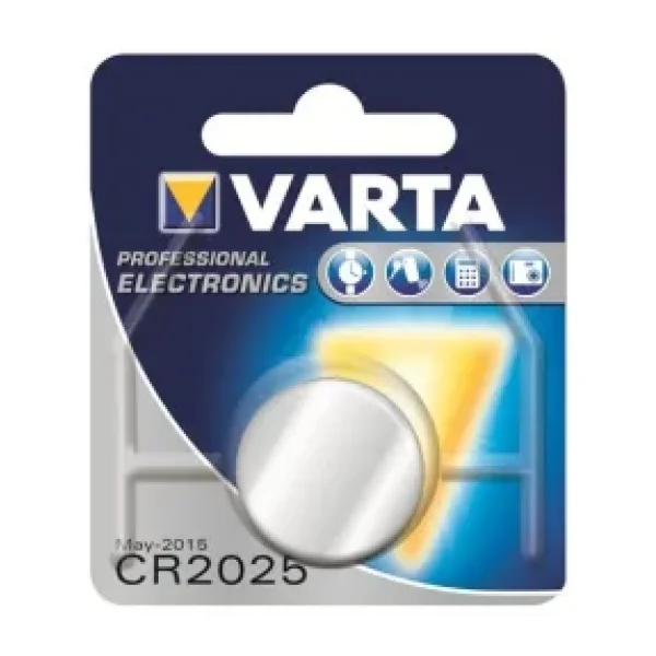 Varta CR2025 3 V 2'li Lityum Düğme Pil