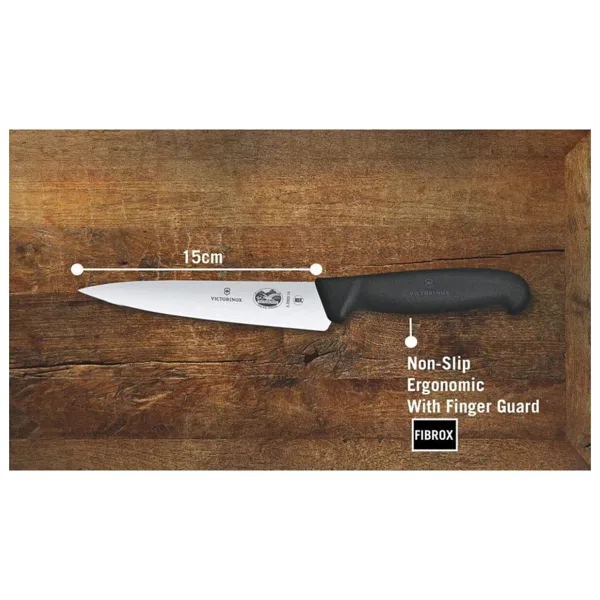 Victorinox 5.2003.15 Siyah 15 cm Şef Dilimleme Bıçağı