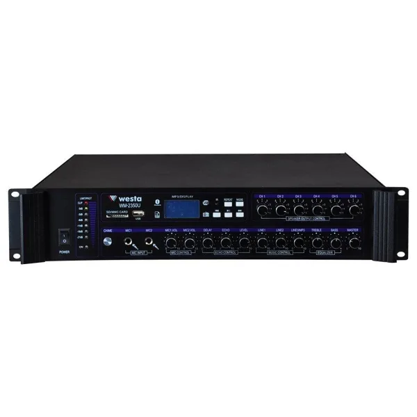 Westa Anfi 6 Bölgeli 350W Trafolu Bt/usb/sd Westa WM-2350U