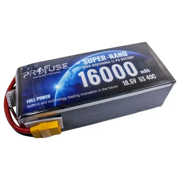 18.5V 5S 16000mAh 40C Lipo Batarya