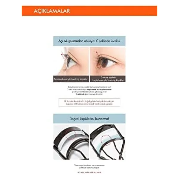 3 Kat Güçlü Kirpik Kıvırıcı MISSHA 3-Wave Eyelash Curler