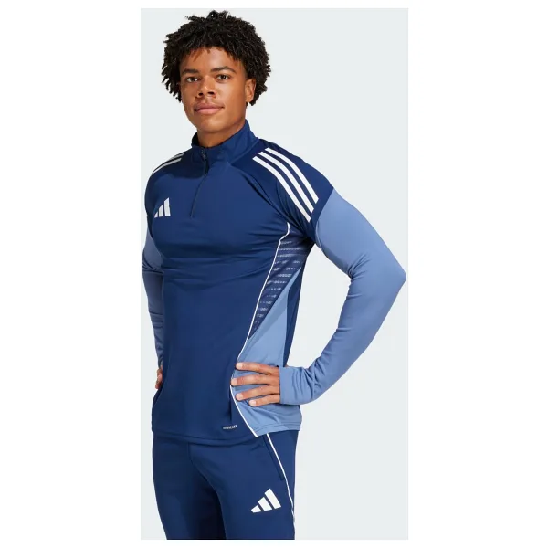 Adidas Tiro 25 Competition Training JI6546 Yarım Fermuarlı Mavi Erkek Eşofman Üstü