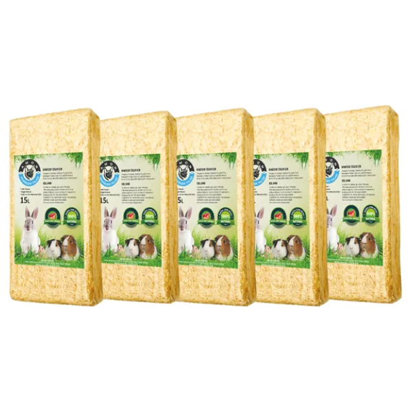 Amon Doğal Çilek Kokulu Kemirgen Talaşı 15 Lt. 5 Adet