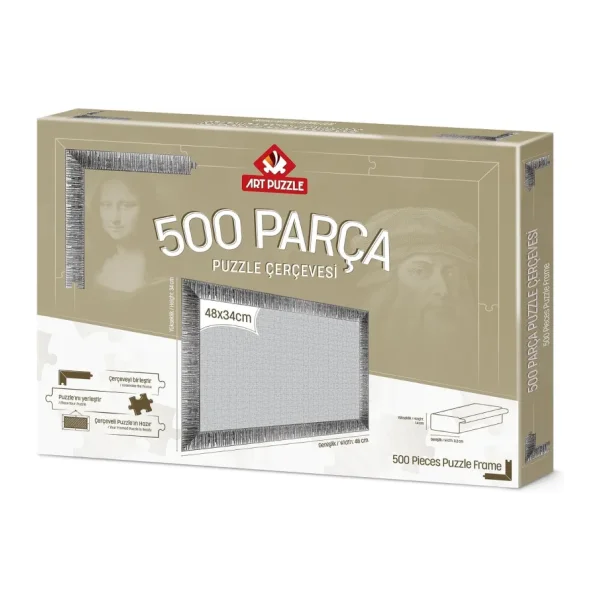 Art Puzzle 500 Parça Demonte Puzzle Çerçevesi