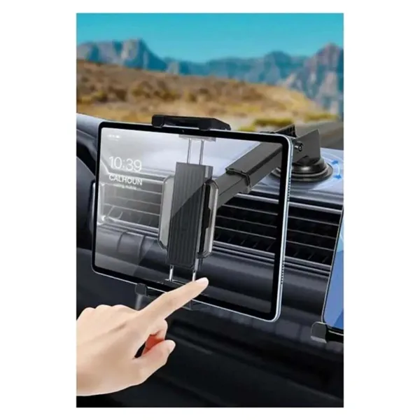 Asfal 14 İnç Uyumlu Araç İçi Telefon Ve Tablet Tutucu 360° Dönebilen Masaüstü Telefon Ve Tablet Standı