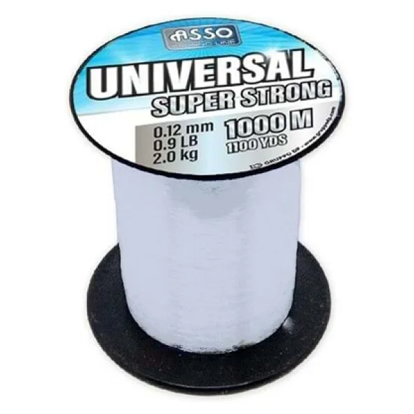 Asso Universal 1000 m 0.14 mm 1.2 kg Monofilament Misina