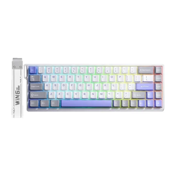 Aula WIN68 HE Max Mavi RGB %65 TKL Wing Chun Magnetic Switch Kablolu Mekanik Oyuncu Klavyesi