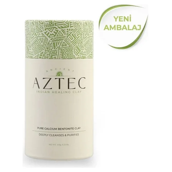Aztec Secret Aztec Indian Healing Clay %100 Doğal Kalsiyum Bentonit Kili 150 gr Yeni Ambalaj