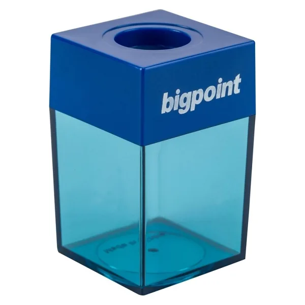 Bigpoint Mıknatıslı Ataşlık, Dağılma Önleyici Mıknatıs Sistemli, Metal Organizer Kutusu, Mavi